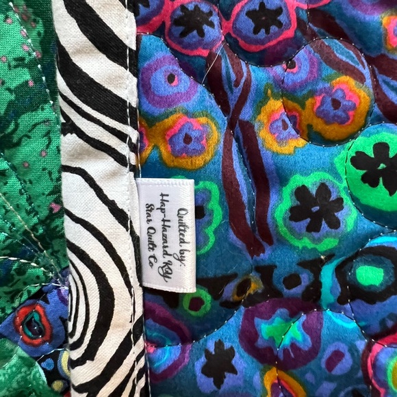 Handmade Appalachian Quilt Queen Size Reversible Boho - Picture 4 of 11